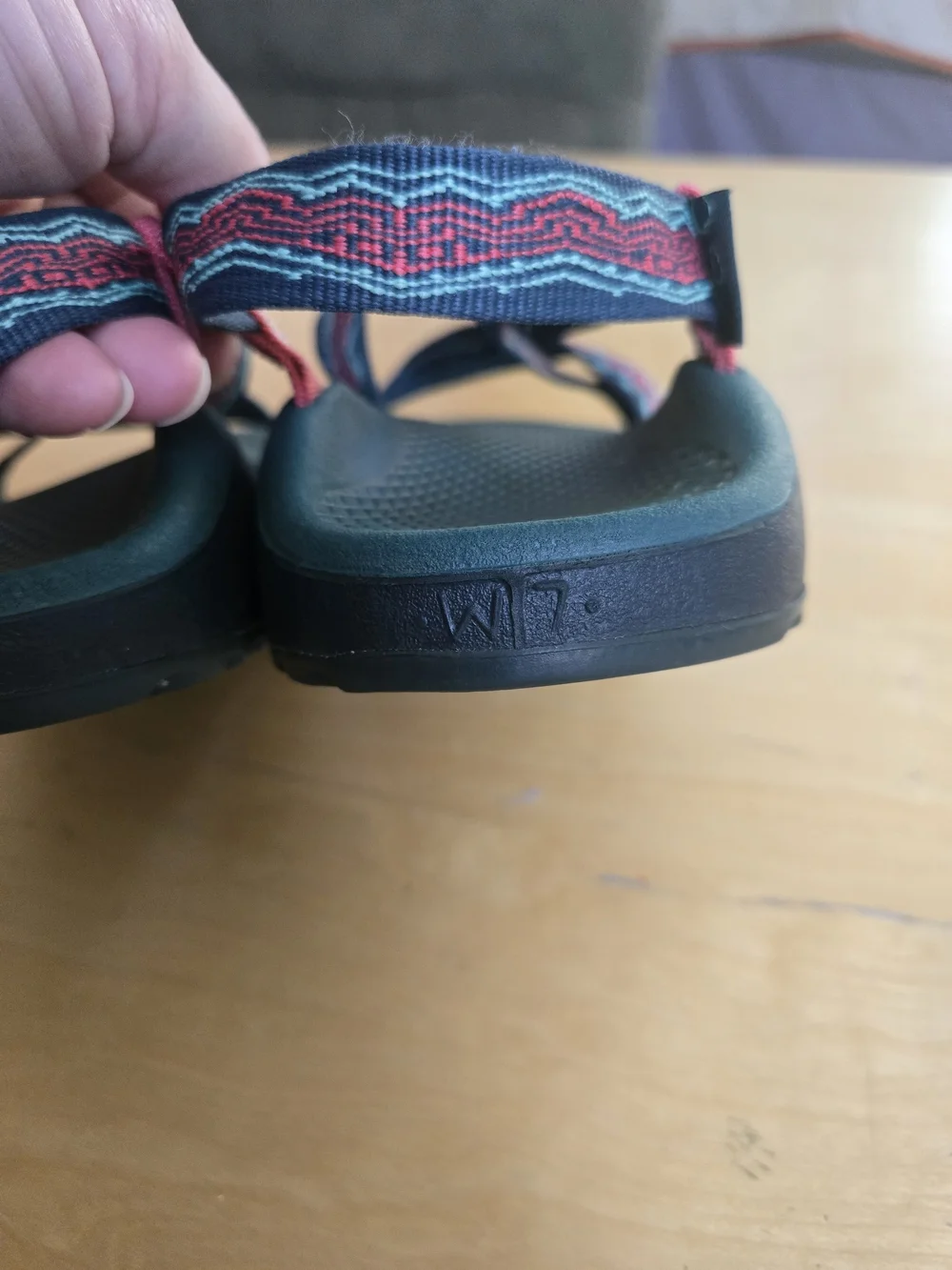 Chaco Z Cloud Sandals Women’s US 7 Athletic Outdoor Hiking Shoes Tri Opal Green